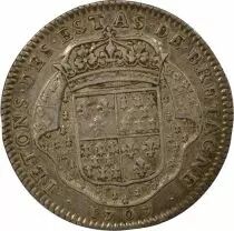 Jeton Francia Plata Louis XIV 1707
