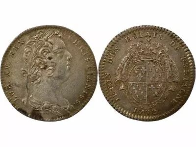 Jeton Francia Plata Louis XV 1732