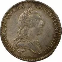 Jeton Francia Plata Louis XV 1768