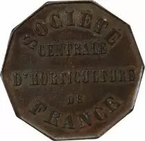 Jeton Frankreich 1 token Kupfer 1860-1870