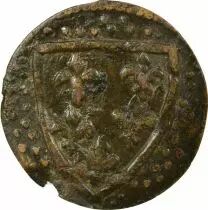 Jeton Frankreich 1 token Kupfer XIV-XVe Si&egrave;cle