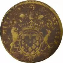 Jeton Frankreich 1 token Messing Louis XIV 1705