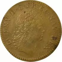Jeton Frankreich 1 token Messing Louis XV