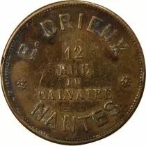 Jeton Frankreich 1 token Messing T Nantes