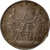 Jeton Frankreich 1 token Silber 1710