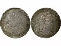 Jeton Frankreich 1 token Silber Louis XV 1727