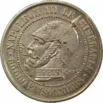 Jeton Frankreich Napol&eacute;on III 1870