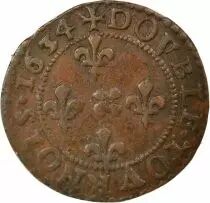 Johann Theodor - Double Tournois, Type 2 - 1634 Cugnon