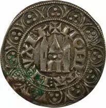 John I - Silver Gros with Brabant Castel - 1282 / 1294 Brussels