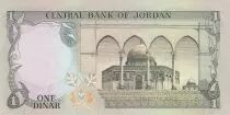 Jordan 1 Dinar - King Hussein - Dome of the Rock in Jerusalem - 1975-1992