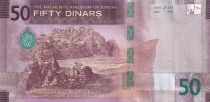 Jordan 50 Dinars - King Abdallah II - Wadi Rum - 2022 - Serial AD