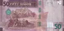 Jordania 50 Dinars - King Abdallah II - Wadi Rum - 2022 - Serial AD