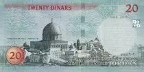 Jordanie 20 Dinars - Roi Hussein - Jérusalem - 2002 - P.37a