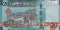 Jordanie 20 Dinars - Roi Hussein - Wadi Mujib - 2022 - Série AB