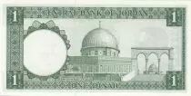 Jordanien 1 Dinar King Hussein - Dome of the Rock - 1965