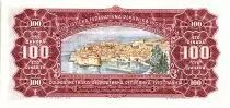 Jugoslawien 100 Dinara  - Young woman, Dubrovnik - 1955 AF