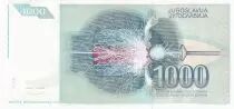 Jugoslawien 1000 Dinara - Nikola Tesla -1991 - Serial AL - P.110