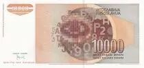 Jugoslawien 10000 Dinara - Young girl  - 1992 - Serial AE - P.116