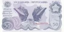 Jugoslawien 50 dinara - Partisans\' monuments - 1990 - Serial AA