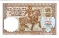 Jugoslawien 50 Dinara Alexander I - 01-12-1931 Serial M.0978