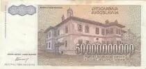 Jugoslawien 50 Milliards Dinara - Serbian Prince Milan Obrenovich - 1993 - Serial AA - P.136