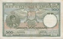 Jugoslawien 500 Dinara - 1935 - P.32