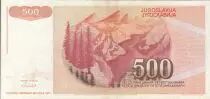 Jugoslawien 500 Dinara - Young man - Arms - 1991