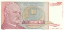 Jugoslawien 500 Milliards of Dinara - J. Zmaj Poet - 1993