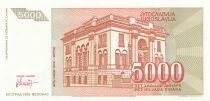 Jugoslawien 5000 Dinara - 1993 - Replacement - P.128