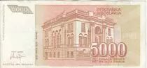 Jugoslawien 5000 dinara - Nikola Tesla - 1993