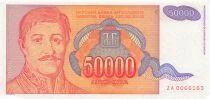 Jugoslawien 50000 Dinara - 1994 - Replacement - P.142