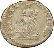 Julia Domna - Silver Denarius, Isis breastfeeding Horus - 201 Rome