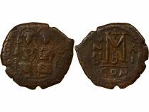 Justin II & Sophia - Follis - Year 11 (575 / 576) Constantinople