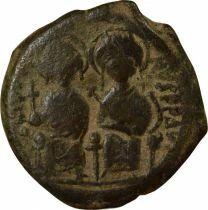 Justin II & Sophia - Follis - Year 5 (569 / 570) Constantinople