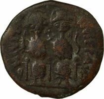 Justin II & Sophia - Follis - Year 5 (569 / 570) Nicomedia