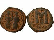 Justin II & Sophia - Follis - Year 6 (570 / 571) Antioch