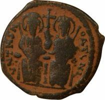 Justin II & Sophia - Follis - Year 6 (570 / 571) Antioch