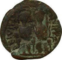 Justin II & Sophia - Follis - Year 7 (571 / 572) Nicomedia