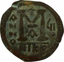 Justin II & Sophia - Follis - Year 7 (571 / 572) Nicomedia