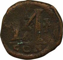 Justinian I - Follis, 1st Type - 527 / 538 Constantinople