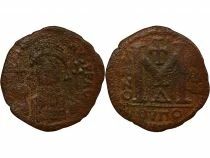 Justinian I - Follis, Class A - Year 13 (539 / 540) Antioch