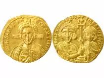 Justinian II - Gold Solidus, Class II - 705 / 711 Constantinople