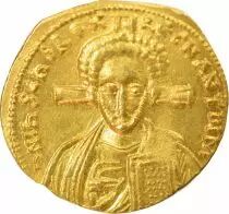 Justinian II - Gold Solidus, Class II - 705 / 711 Constantinople