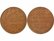 Juventud de Lima - Copper Token - 1890