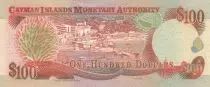 Kaimaninseln 100 Dollars 1998 - Elizabeth II, harbor view - Serial C1