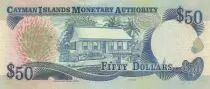 Kaimaninseln 50 Dollars - Elizabeth II - Local house - 2001