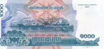 Kambodscha 1000 Riels - Temples - Bateau - 2007 - UNC - P.58a