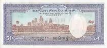 Kambodscha 50 Riels - Fishermans - Angkor - 1956 - UNC - P.7d