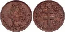 Kamerun 1 Franc Cameroun Fran&ccedil;ais - 1943