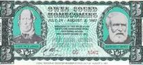 Kanada  3 dollars - School banknote - Capt Owen and Richard Carney